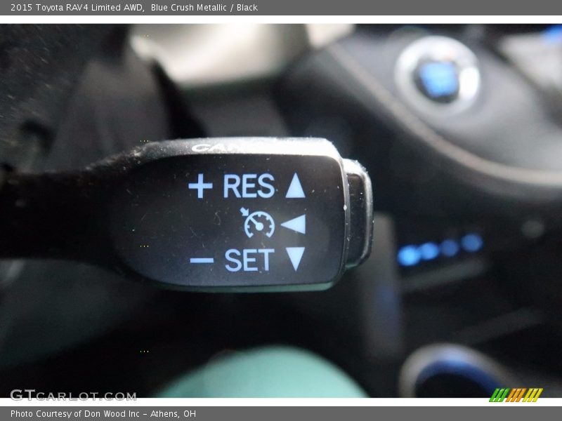 Blue Crush Metallic / Black 2015 Toyota RAV4 Limited AWD