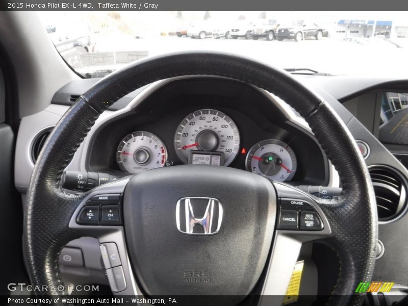 Taffeta White / Gray 2015 Honda Pilot EX-L 4WD
