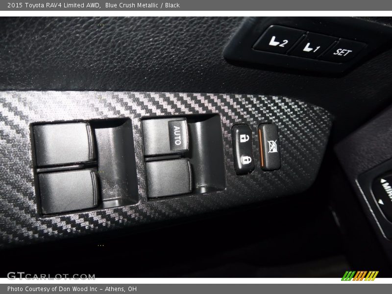 Blue Crush Metallic / Black 2015 Toyota RAV4 Limited AWD