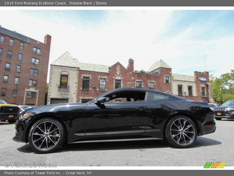 Shadow Black / Ebony 2016 Ford Mustang EcoBoost Coupe