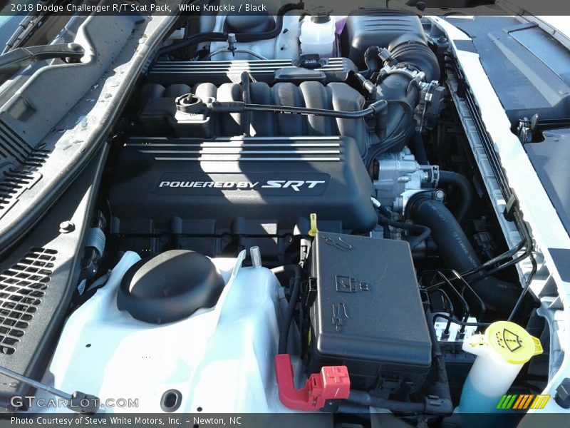 White Knuckle / Black 2018 Dodge Challenger R/T Scat Pack
