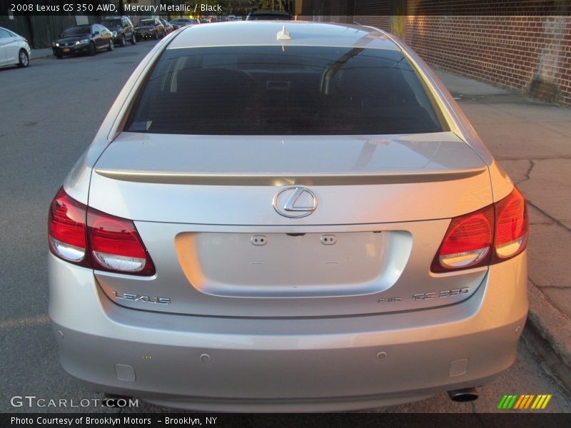Mercury Metallic / Black 2008 Lexus GS 350 AWD