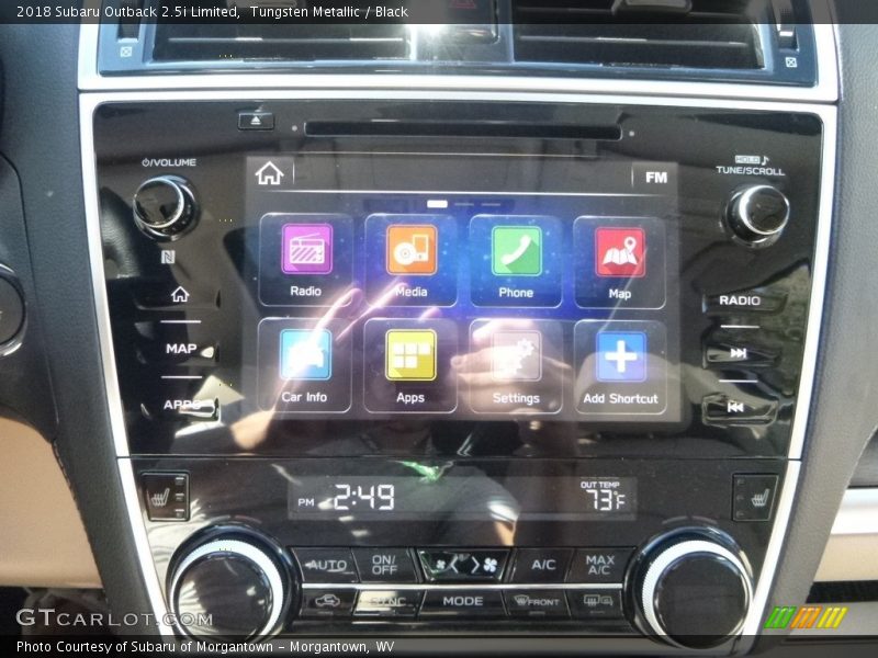 Tungsten Metallic / Black 2018 Subaru Outback 2.5i Limited