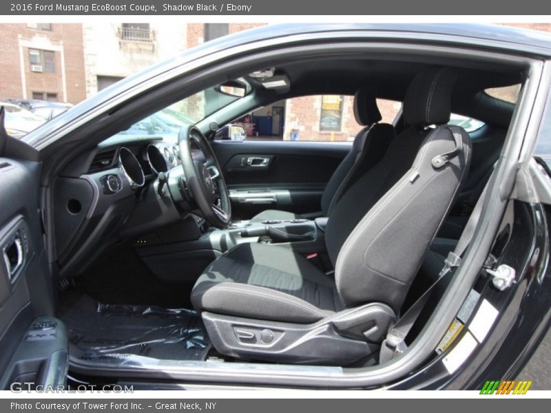 Shadow Black / Ebony 2016 Ford Mustang EcoBoost Coupe