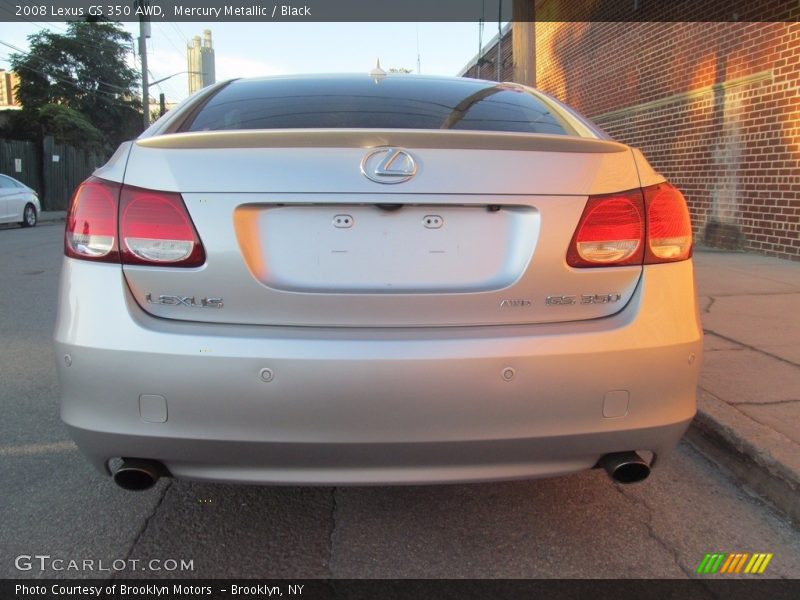 Mercury Metallic / Black 2008 Lexus GS 350 AWD