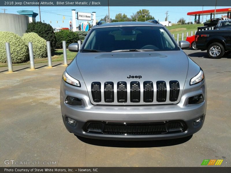 Billet Silver Metallic / Black 2018 Jeep Cherokee Altitude