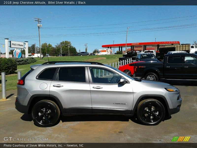 Billet Silver Metallic / Black 2018 Jeep Cherokee Altitude