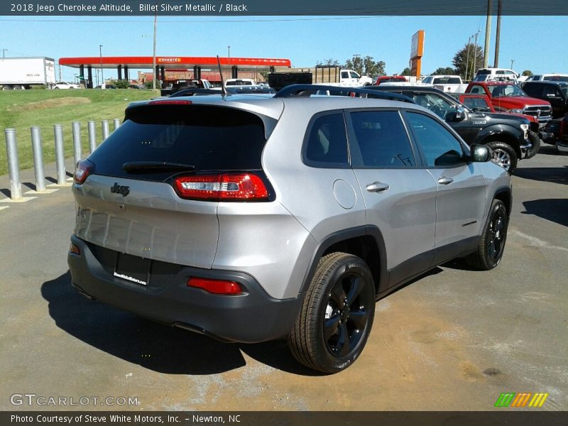 Billet Silver Metallic / Black 2018 Jeep Cherokee Altitude