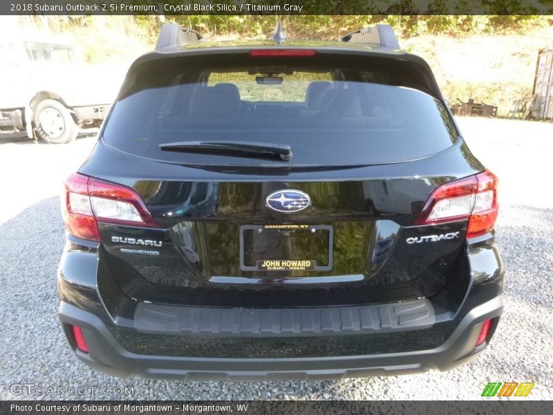 Crystal Black Silica / Titanium Gray 2018 Subaru Outback 2.5i Premium