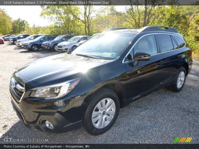 Crystal Black Silica / Titanium Gray 2018 Subaru Outback 2.5i Premium