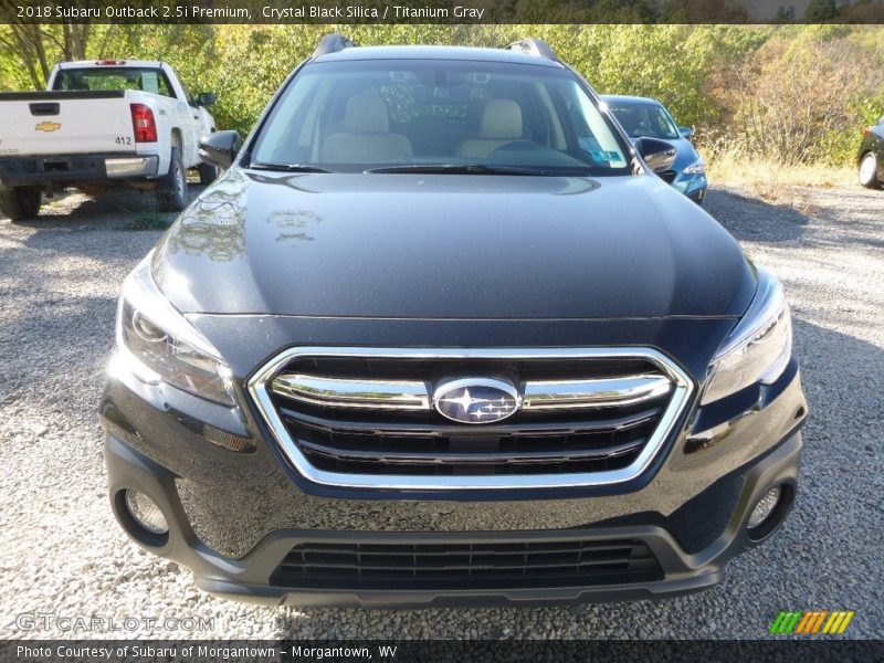 Crystal Black Silica / Titanium Gray 2018 Subaru Outback 2.5i Premium