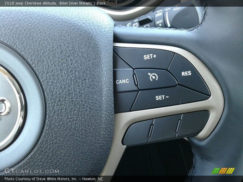 Billet Silver Metallic / Black 2018 Jeep Cherokee Altitude