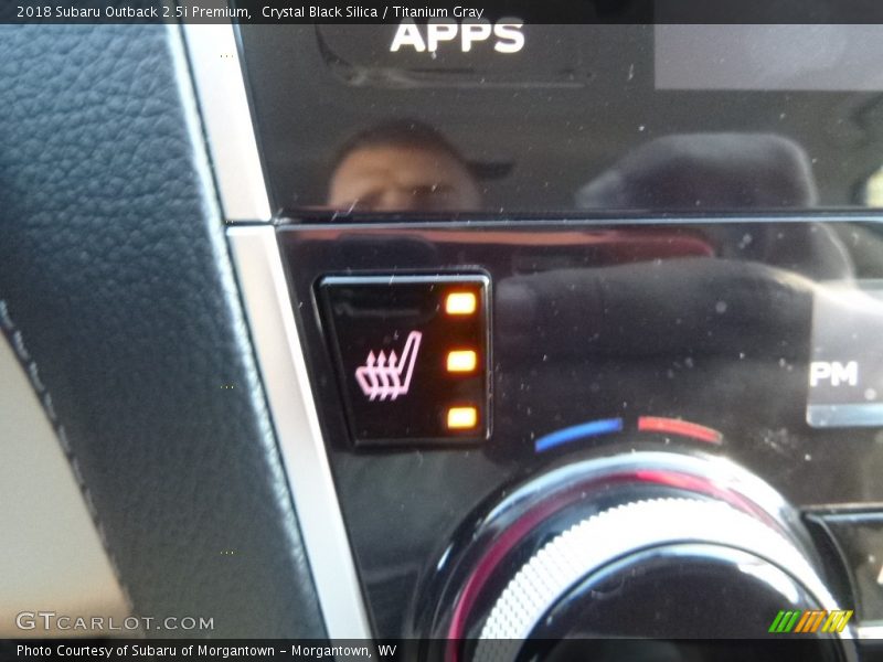 Crystal Black Silica / Titanium Gray 2018 Subaru Outback 2.5i Premium