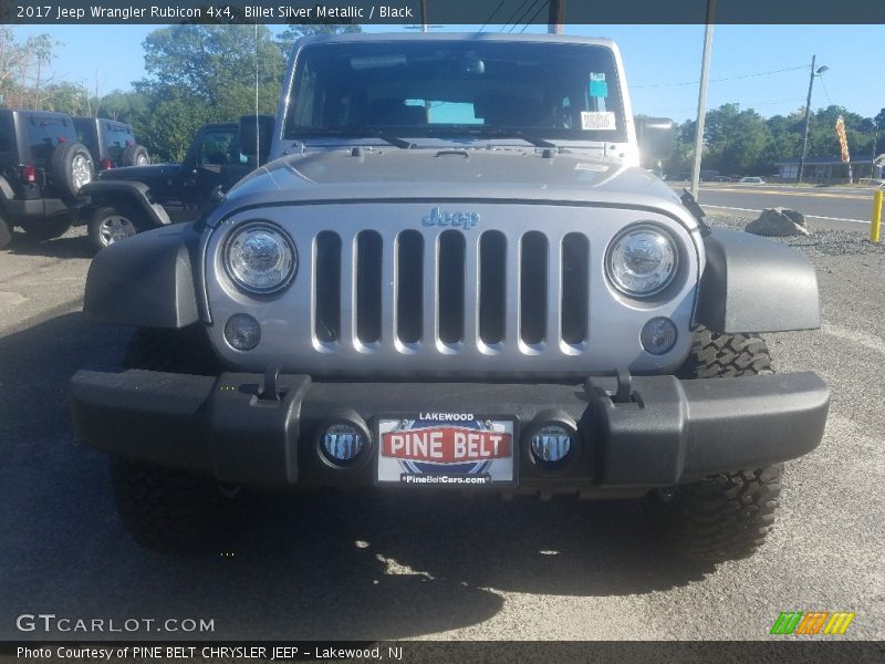 Billet Silver Metallic / Black 2017 Jeep Wrangler Rubicon 4x4