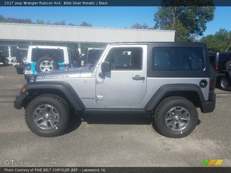 Billet Silver Metallic / Black 2017 Jeep Wrangler Rubicon 4x4