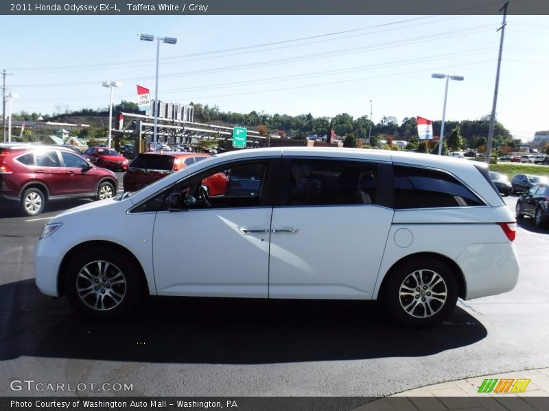 Taffeta White / Gray 2011 Honda Odyssey EX-L