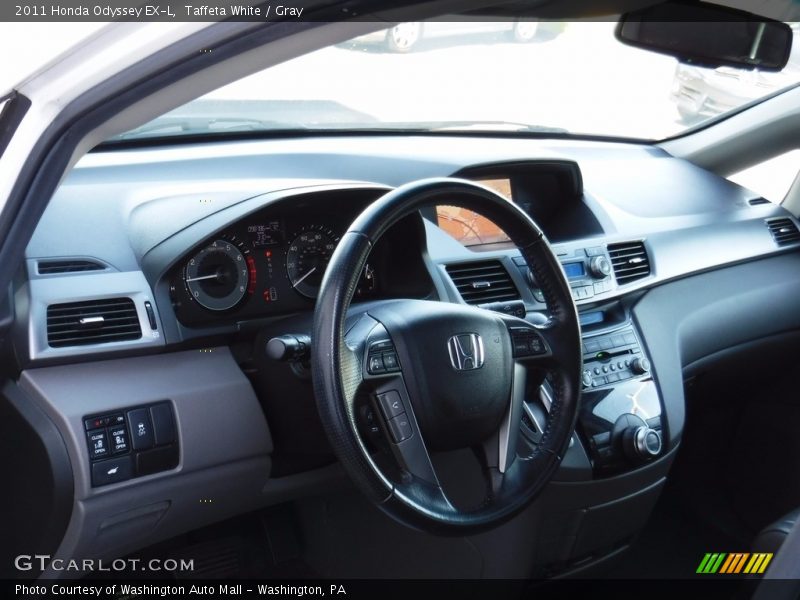 Taffeta White / Gray 2011 Honda Odyssey EX-L