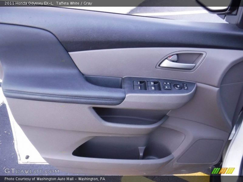 Taffeta White / Gray 2011 Honda Odyssey EX-L