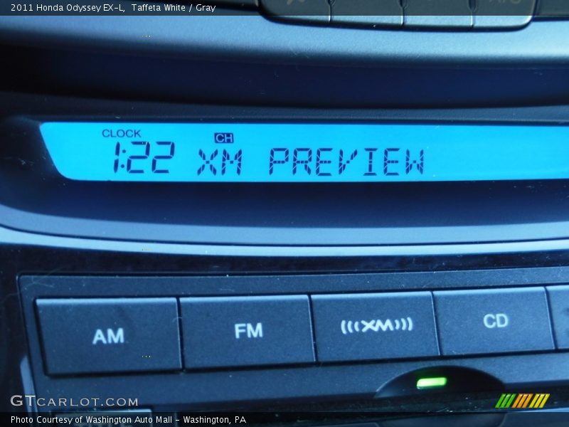 Taffeta White / Gray 2011 Honda Odyssey EX-L