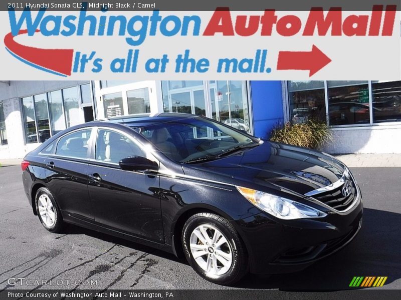 Midnight Black / Camel 2011 Hyundai Sonata GLS