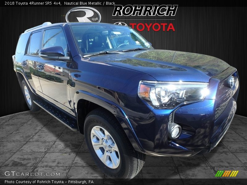 Nautical Blue Metallic / Black 2018 Toyota 4Runner SR5 4x4