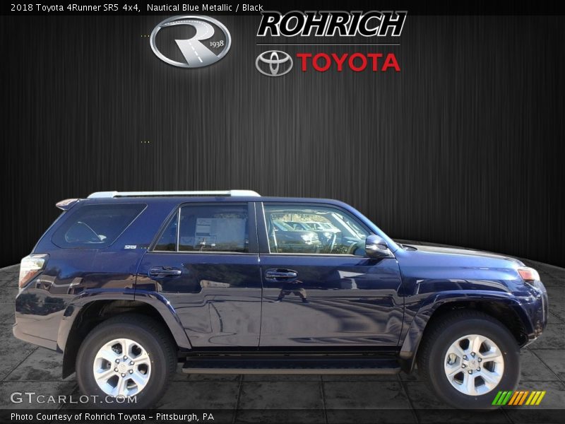 Nautical Blue Metallic / Black 2018 Toyota 4Runner SR5 4x4