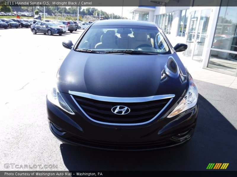 Midnight Black / Camel 2011 Hyundai Sonata GLS