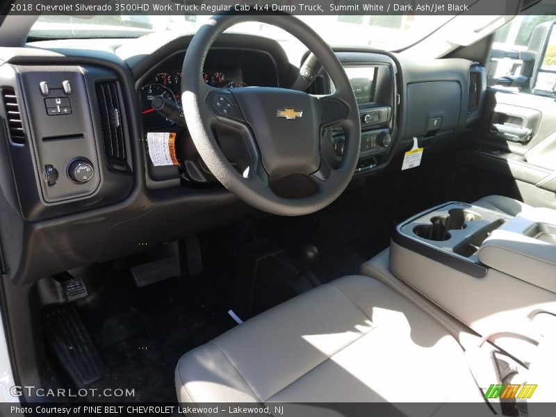 Summit White / Dark Ash/Jet Black 2018 Chevrolet Silverado 3500HD Work Truck Regular Cab 4x4 Dump Truck