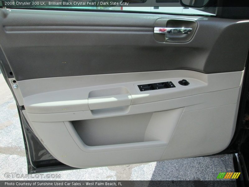 Brilliant Black Crystal Pearl / Dark Slate Gray 2008 Chrysler 300 LX