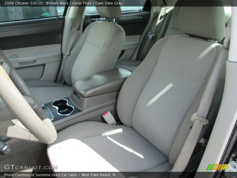 Brilliant Black Crystal Pearl / Dark Slate Gray 2008 Chrysler 300 LX
