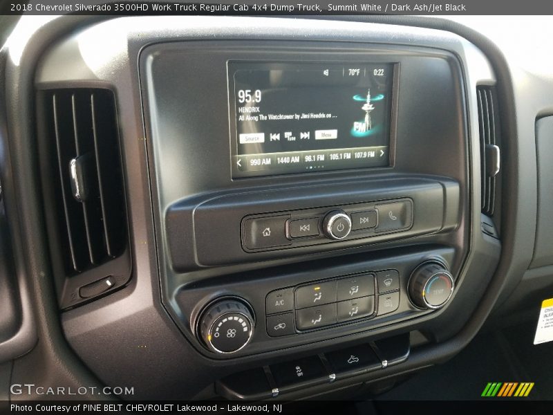Summit White / Dark Ash/Jet Black 2018 Chevrolet Silverado 3500HD Work Truck Regular Cab 4x4 Dump Truck