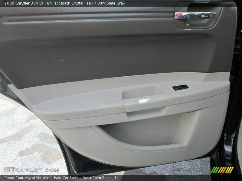 Brilliant Black Crystal Pearl / Dark Slate Gray 2008 Chrysler 300 LX