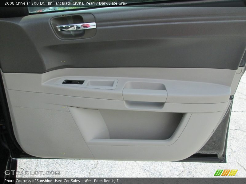 Brilliant Black Crystal Pearl / Dark Slate Gray 2008 Chrysler 300 LX
