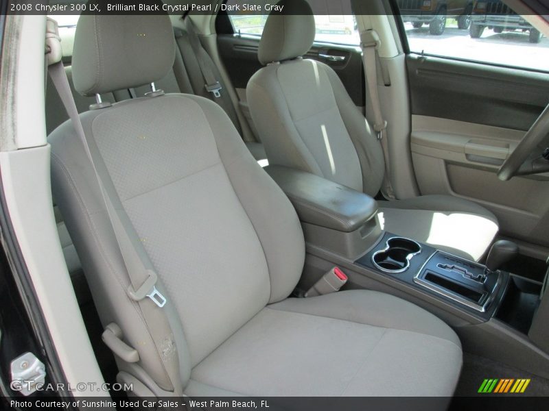Brilliant Black Crystal Pearl / Dark Slate Gray 2008 Chrysler 300 LX