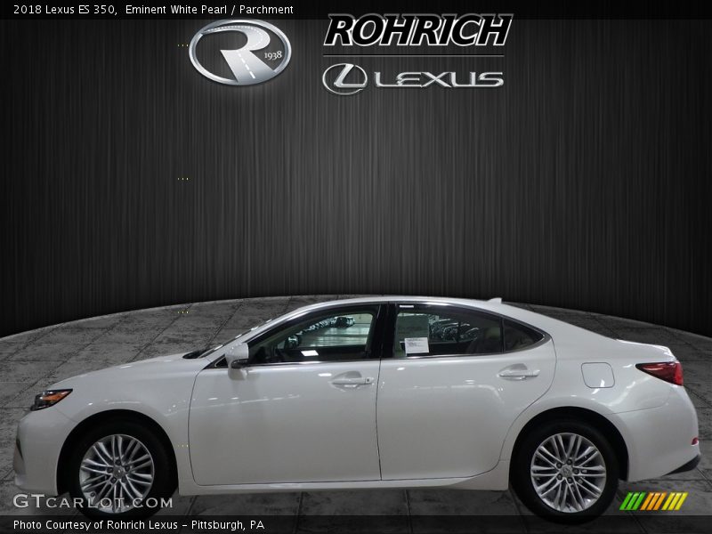 Eminent White Pearl / Parchment 2018 Lexus ES 350