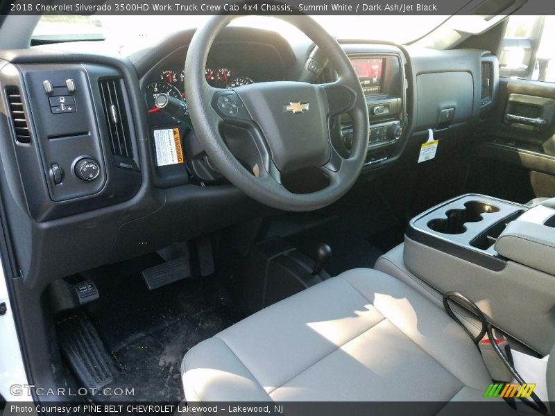 Summit White / Dark Ash/Jet Black 2018 Chevrolet Silverado 3500HD Work Truck Crew Cab 4x4 Chassis