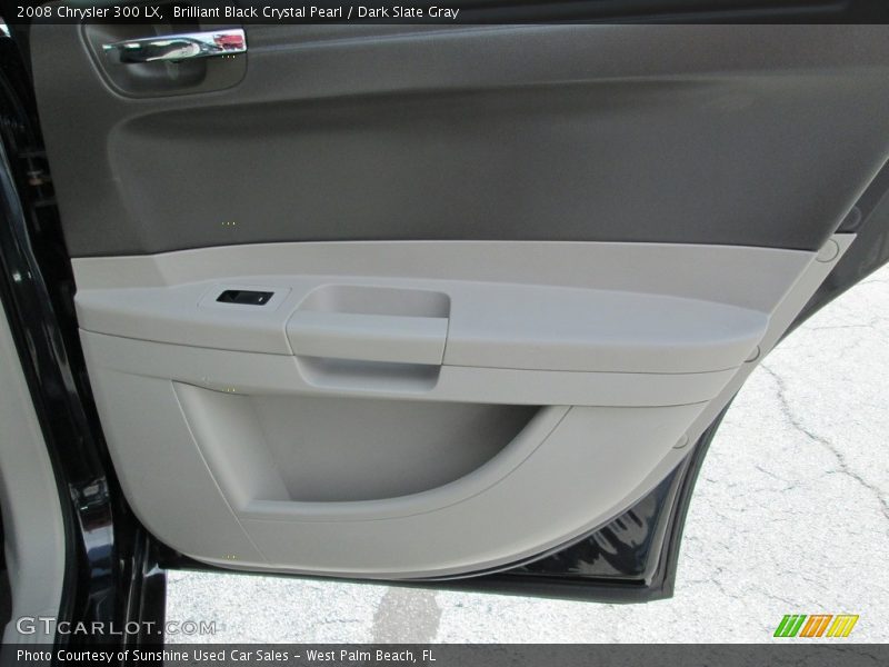 Brilliant Black Crystal Pearl / Dark Slate Gray 2008 Chrysler 300 LX
