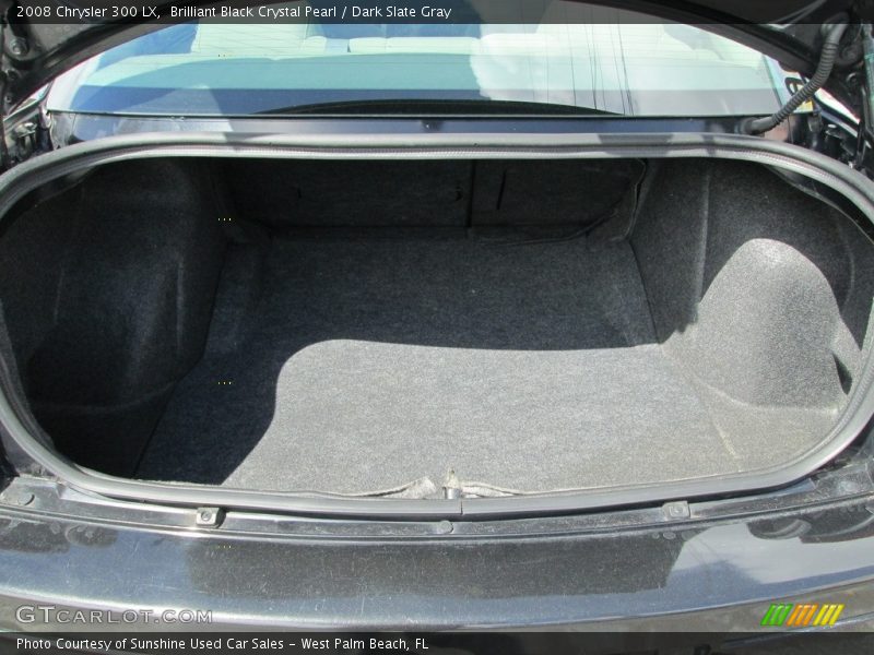 Brilliant Black Crystal Pearl / Dark Slate Gray 2008 Chrysler 300 LX