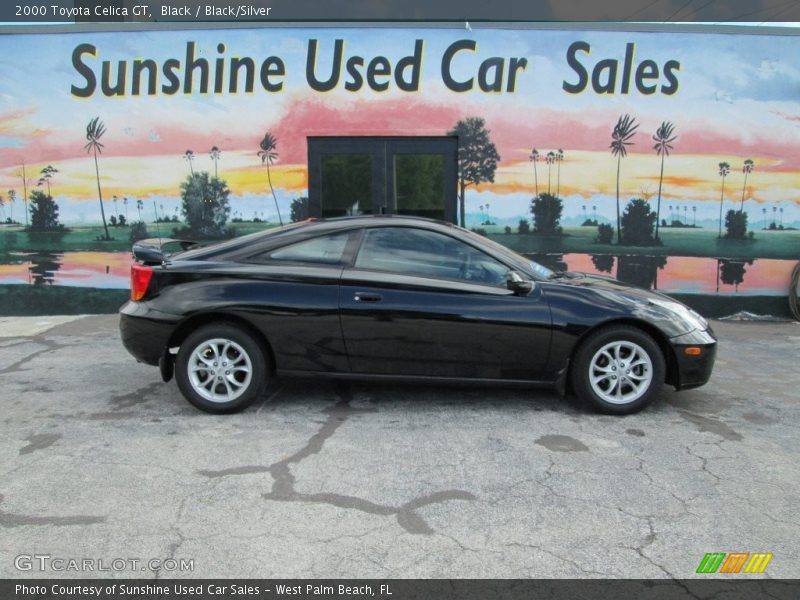 Black / Black/Silver 2000 Toyota Celica GT