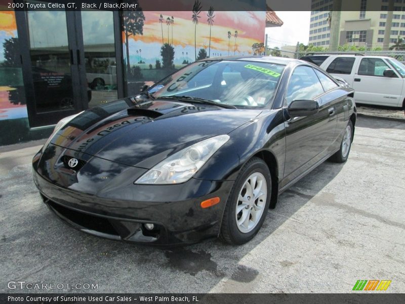 Black / Black/Silver 2000 Toyota Celica GT