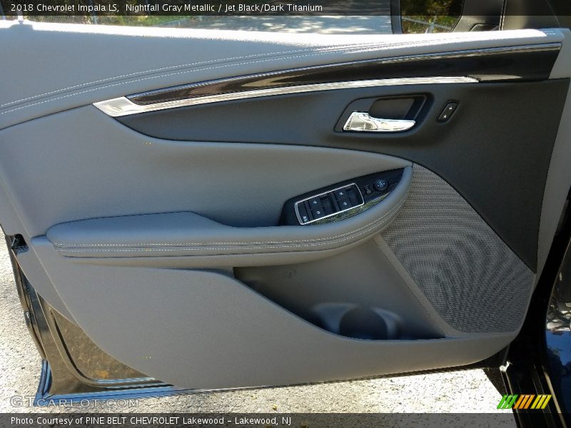 Nightfall Gray Metallic / Jet Black/Dark Titanium 2018 Chevrolet Impala LS