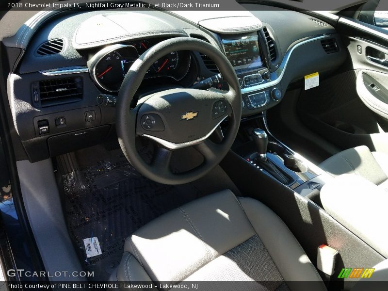 Nightfall Gray Metallic / Jet Black/Dark Titanium 2018 Chevrolet Impala LS