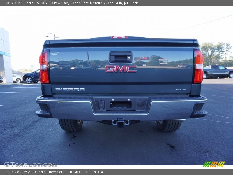 Dark Slate Metallic / Dark Ash/Jet Black 2017 GMC Sierra 1500 SLE Crew Cab