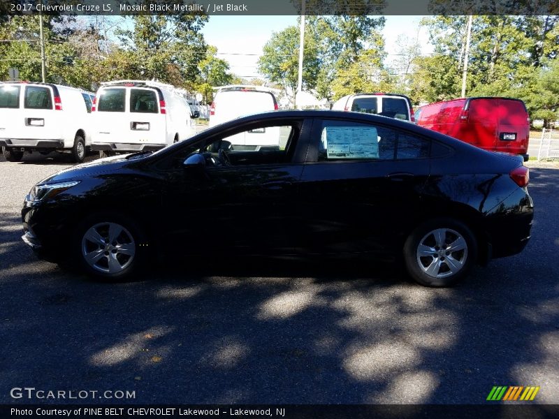 Mosaic Black Metallic / Jet Black 2017 Chevrolet Cruze LS