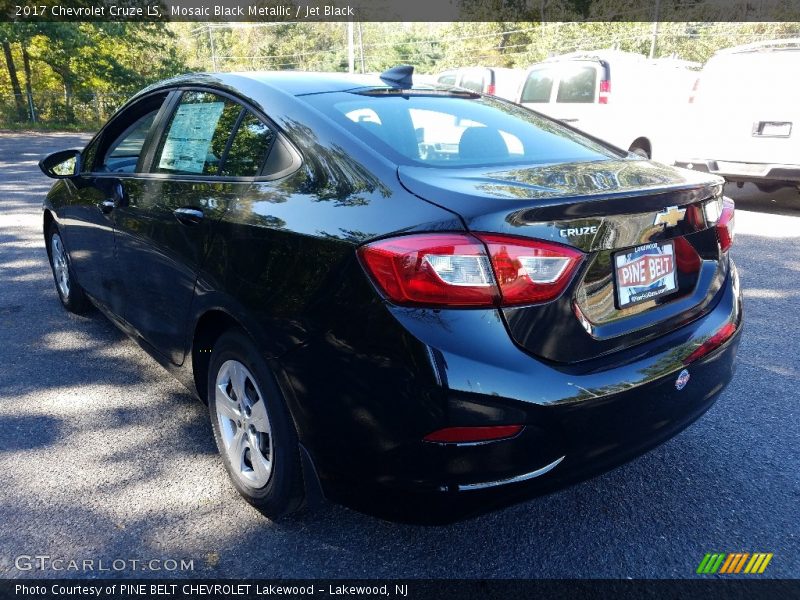 Mosaic Black Metallic / Jet Black 2017 Chevrolet Cruze LS