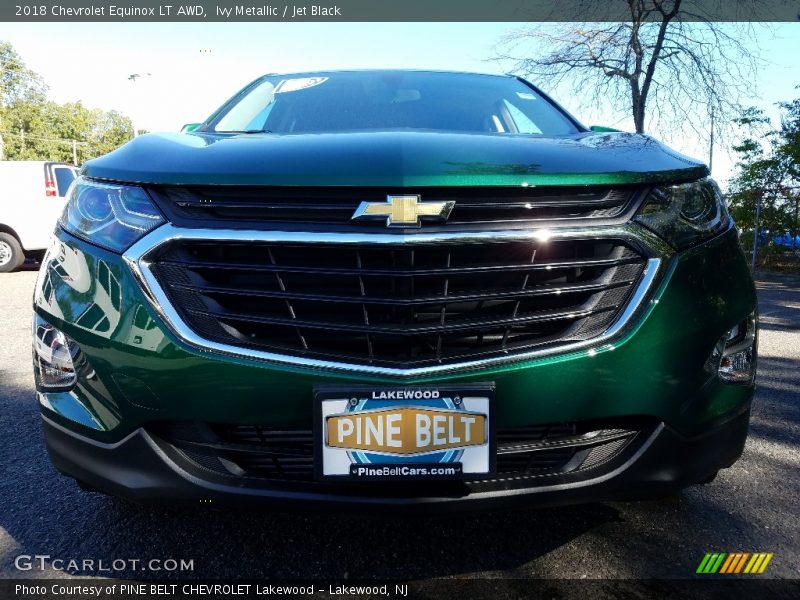 Ivy Metallic / Jet Black 2018 Chevrolet Equinox LT AWD