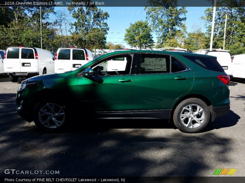 Ivy Metallic / Jet Black 2018 Chevrolet Equinox LT AWD