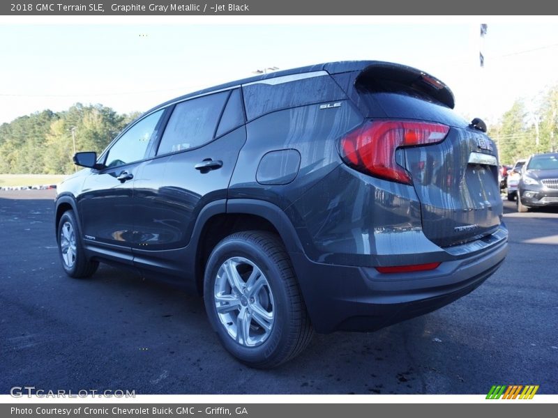 Graphite Gray Metallic / ­Jet Black 2018 GMC Terrain SLE