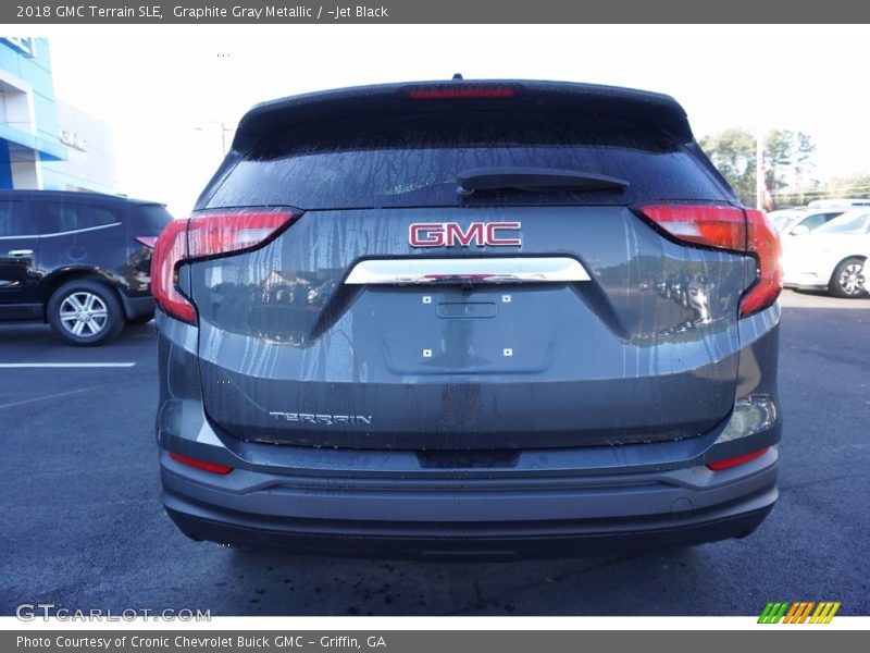 Graphite Gray Metallic / ­Jet Black 2018 GMC Terrain SLE