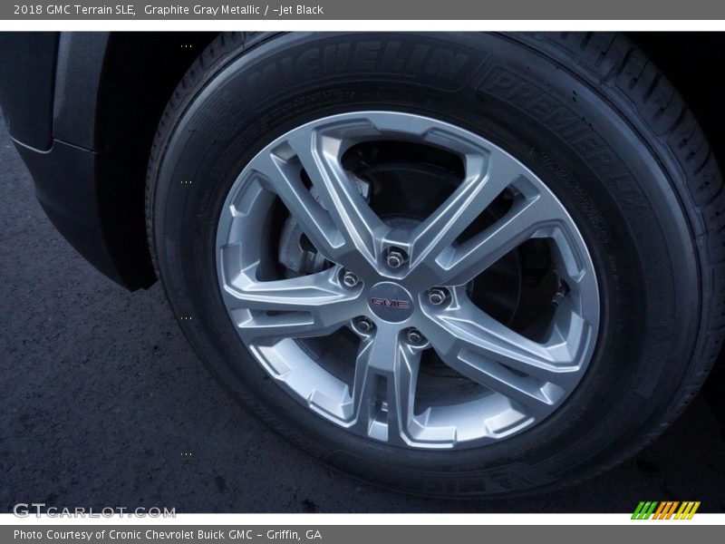 Graphite Gray Metallic / ­Jet Black 2018 GMC Terrain SLE